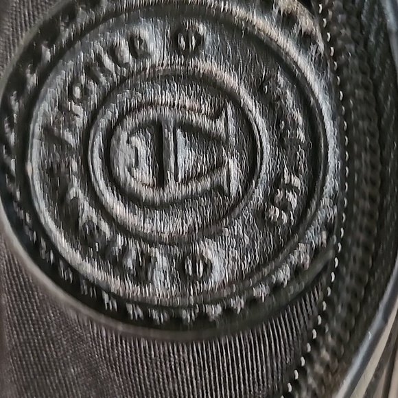 Etienne Aigner Black Nylon and Faux Leather Shoulder Bag EUC - Picture 8 of 9